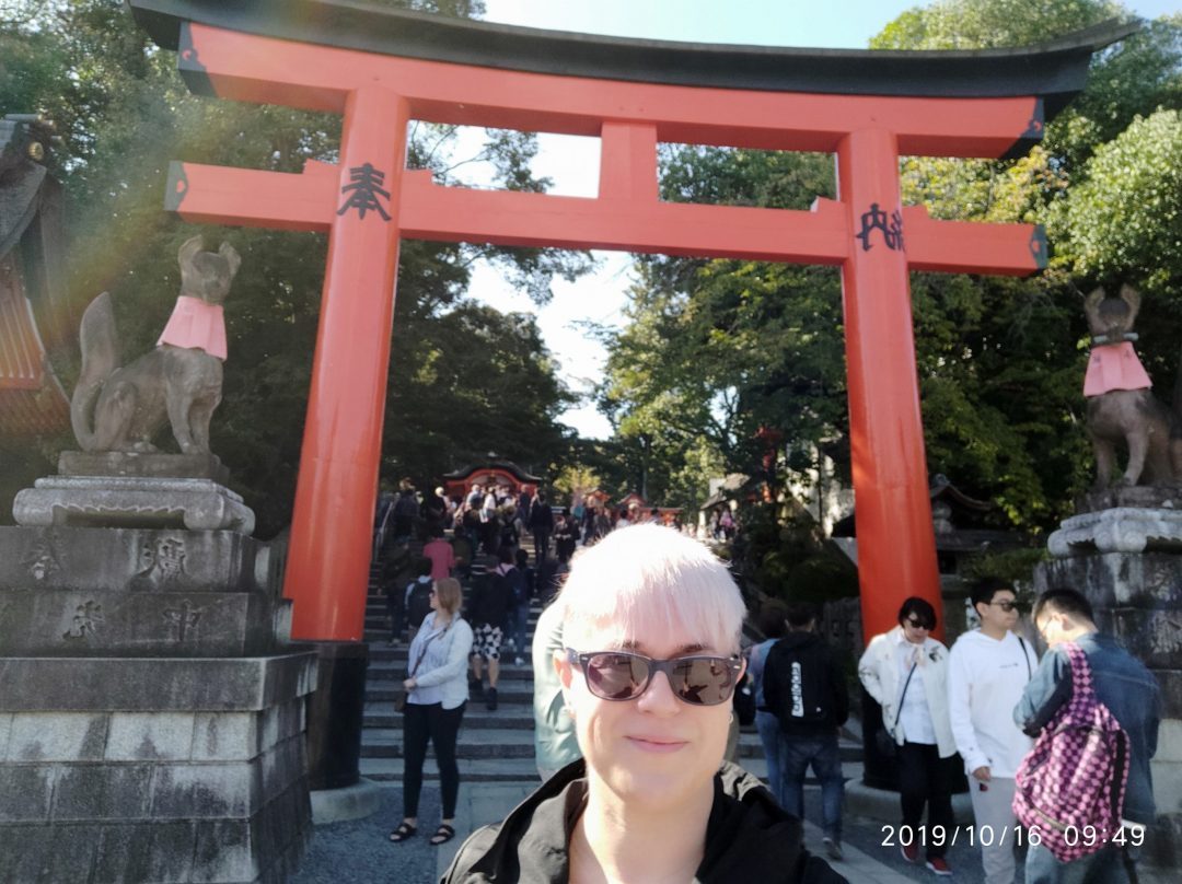 Sara en Fushimi Inari Taisha