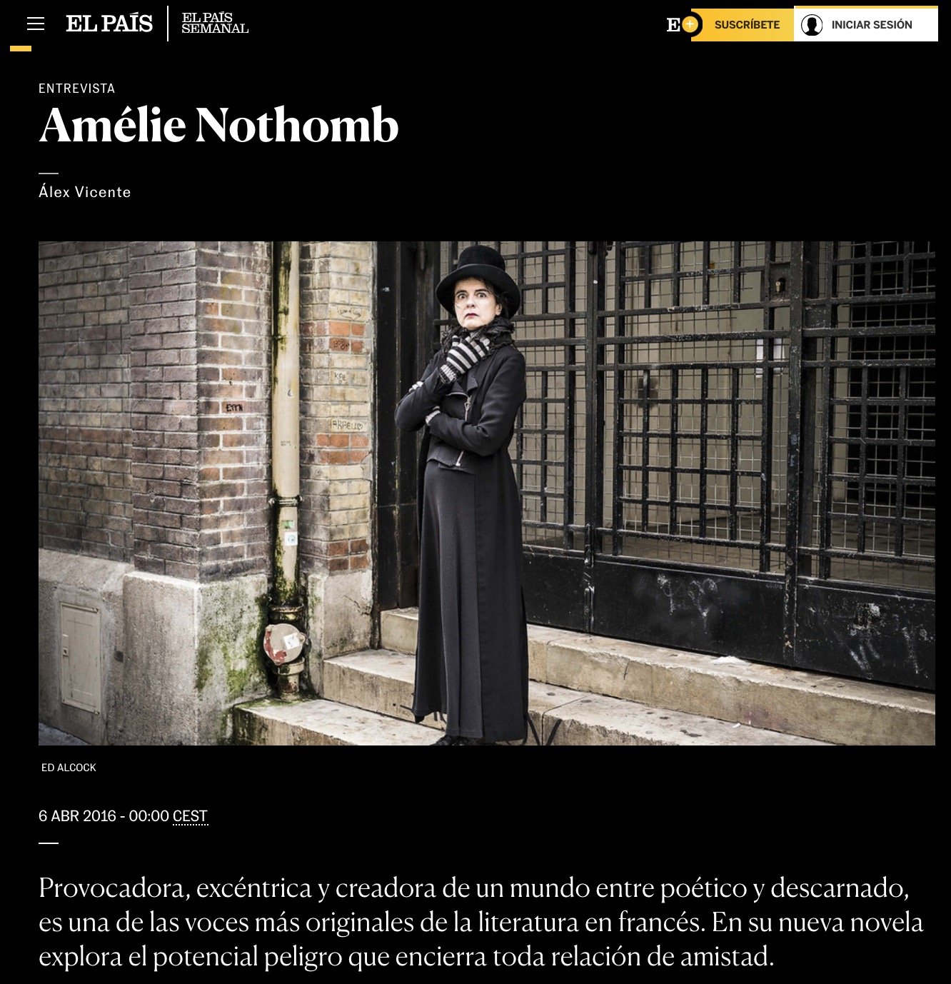Estupor y temblores de Amélie Nothomb